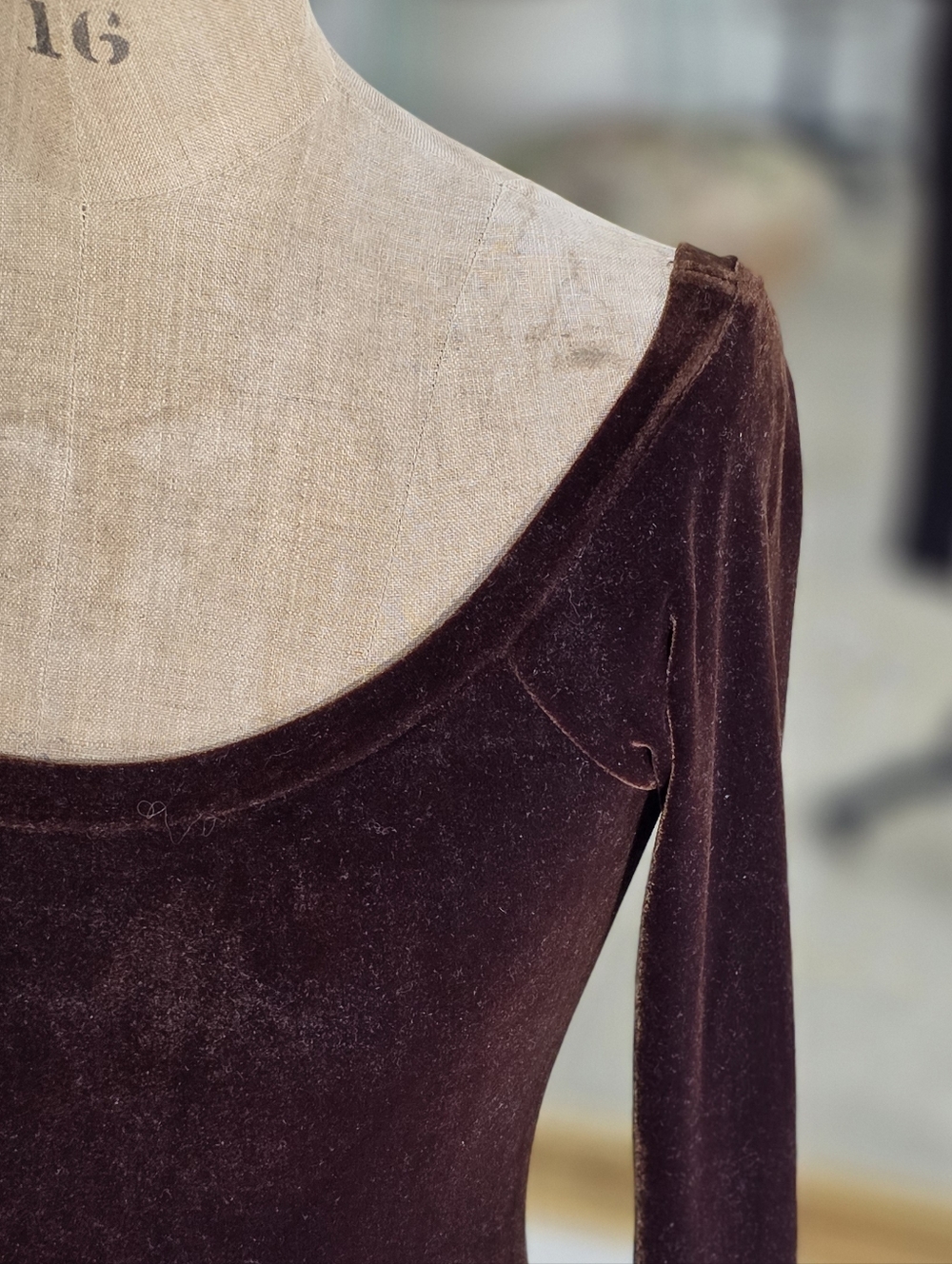 Vintage Dalmy's Velvet Midi Dress